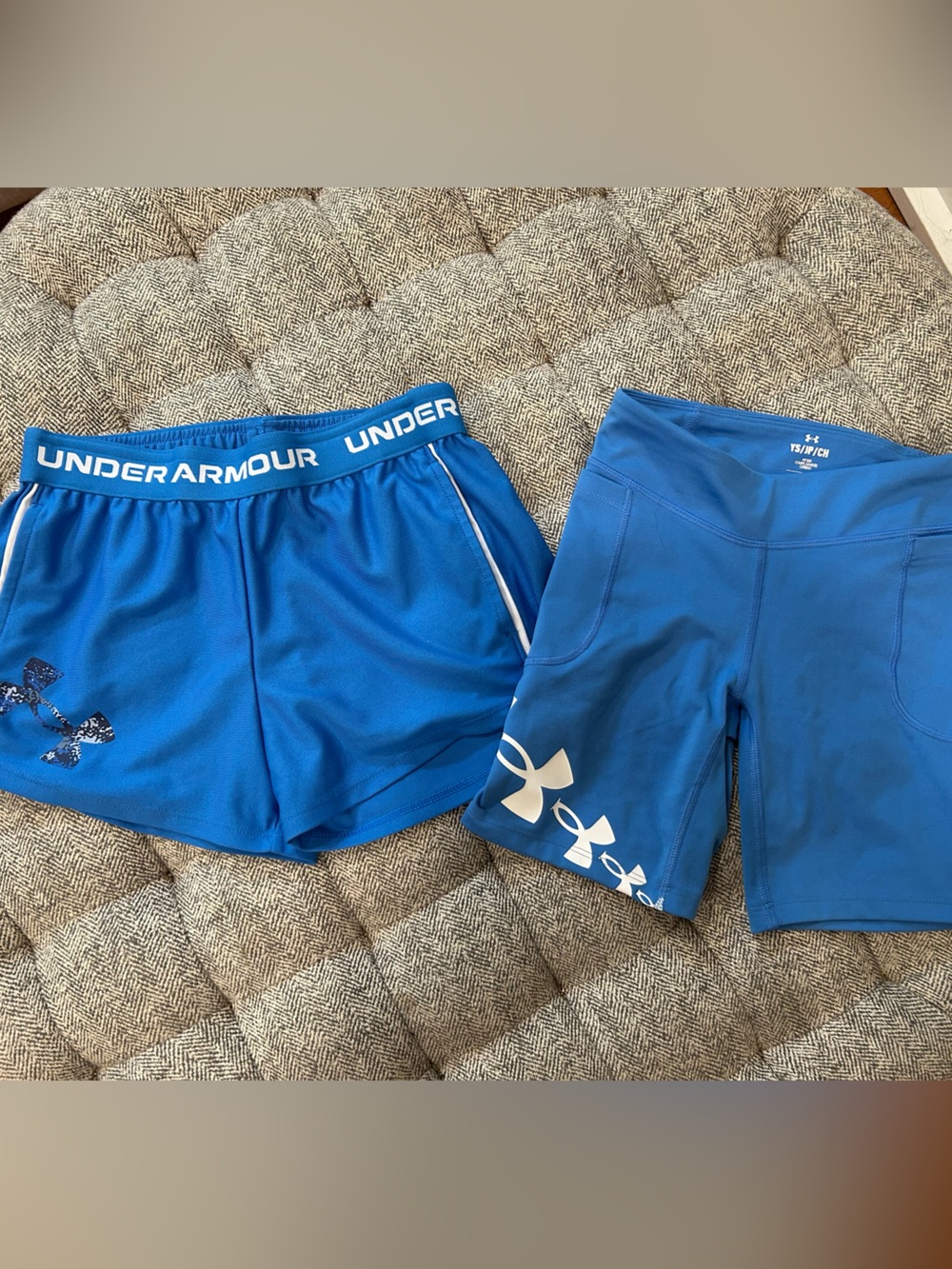 Under Armour Girls blue shorts